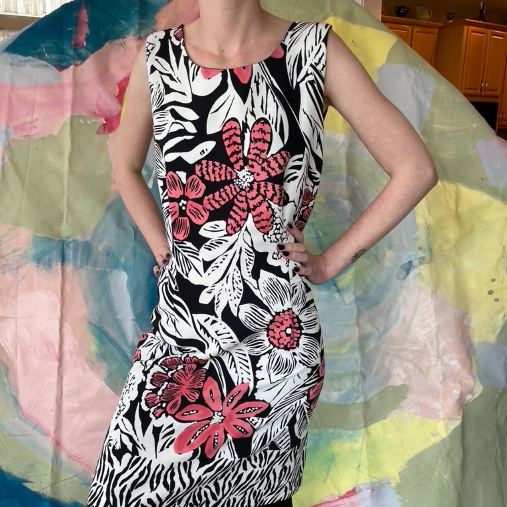 Ladies Dress By MSK Sz 8 - 10? No Size in Dress